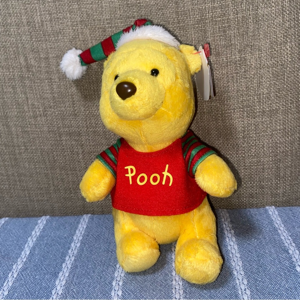 Ty Beanie Babies Christmas Winnie The Pooh‎ 2012
